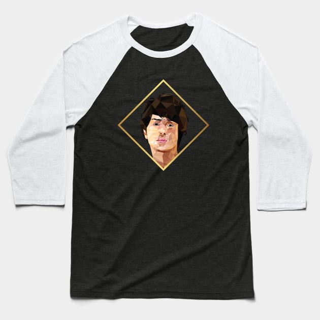 Polygonal SS Baseball T-Shirt by Piliponia